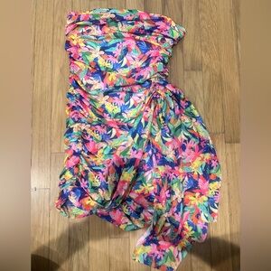 Amanda Uprichard mini floral dress. Perfect for Homecoming or cocktail event!!